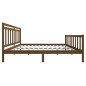 vidaXL Giroletto Miele in Legno Massello 200x200 cm