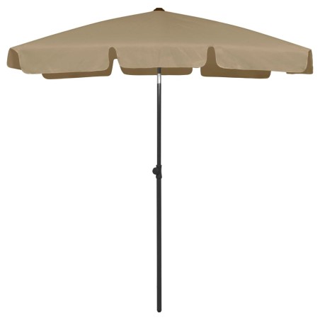 Ombrellone da Spiaggia Grigio Talpa 180x120 cm