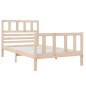 vidaXL Giroletto in Legno Massello 90x190 cm 3FT Single vidaXL Giroletto in Legno Massello 90x190 cm 3FT Single