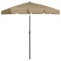 Ombrellone da Spiaggia Grigio Talpa 180x120 cm Ombrellone da Spiaggia Grigio Talpa 180x120 cm