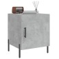 vidaXL Comodini 2 pz Grigio Cemento 40x40x50 cm in Legno Multistrato