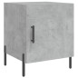 vidaXL Comodini 2 pz Grigio Cemento 40x40x50 cm in Legno Multistrato