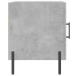 vidaXL Comodini 2 pz Grigio Cemento 40x40x50 cm in Legno Multistrato