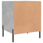 vidaXL Comodini 2 pz Grigio Cemento 40x40x50 cm in Legno Multistrato