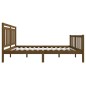 vidaXL Giroletto Marrone Miele in Legno Massello 160x200 cm