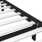 vidaXL Giroletto Nero Legno Massello 75x190cm 2FT6 Piccolo Singolo vidaXL Giroletto Nero Legno Massello 75x190cm 2FT6 Piccolo Singolo