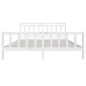 vidaXL Giroletto Bianco in Legno Massello 200x200 cm vidaXL Giroletto Bianco in Legno Massello 200x200 cm