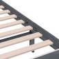 vidaXL Giroletto Grigio in Legno Massello 140x200 cm