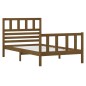 vidaXL Giroletto Marrone Miele in Legno Massello 90x190 cm 3FT Singolo vidaXL Giroletto Marrone Miele in Legno Massello 90x190 cm 3FT Singolo