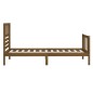 vidaXL Giroletto Marrone Miele in Legno Massello 90x190 cm 3FT Singolo vidaXL Giroletto Marrone Miele in Legno Massello 90x190 cm 3FT Singolo