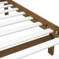 vidaXL Giroletto Marrone Miele in Legno Massello 90x190 cm 3FT Singolo vidaXL Giroletto Marrone Miele in Legno Massello 90x190 cm 3FT Singolo