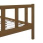 vidaXL Giroletto Marrone Miele in Legno Massello 90x190 cm 3FT Singolo vidaXL Giroletto Marrone Miele in Legno Massello 90x190 cm 3FT Singolo