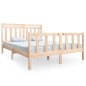vidaXL Giroletto in Legno Massello 150x200 cm 5FT King Size vidaXL Giroletto in Legno Massello 150x200 cm 5FT King Size