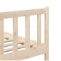 vidaXL Giroletto in Legno Massello 150x200 cm 5FT King Size vidaXL Giroletto in Legno Massello 150x200 cm 5FT King Size
