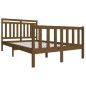 vidaXL Giroletto Miele in Legno Massello 140x200 cm
