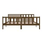 vidaXL Giroletto Miele in Legno Massello 200x200 cm