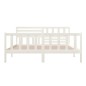 vidaXL Giroletto Bianco in Legno Massello 180x200 cm 6FT Super King vidaXL Giroletto Bianco in Legno Massello 180x200 cm 6FT Super King