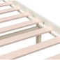 vidaXL Giroletto Bianco in Legno Massello 180x200 cm 6FT Super King vidaXL Giroletto Bianco in Legno Massello 180x200 cm 6FT Super King
