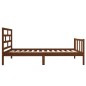 vidaXL Giroletto Miele Legno Massello Pino 75x190cm 2FT6 Small Single vidaXL Giroletto Miele Legno Massello Pino 75x190cm 2FT6 Small Single