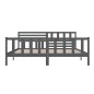 vidaXL Giroletto Grigio in Legno Massello 200x200 cm vidaXL Giroletto Grigio in Legno Massello 200x200 cm