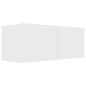 vidaXL Set di Mobili Porta TV 7 pz Bianco in Legno Multistrato vidaXL Set di Mobili Porta TV 7 pz Bianco in Legno Multistrato