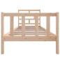 vidaXL Giroletto in Legno Massello Pino 90x190 cm 3FT Single vidaXL Giroletto in Legno Massello Pino 90x190 cm 3FT Single
