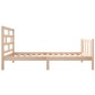 vidaXL Giroletto in Legno Massello Pino 90x190 cm 3FT Single vidaXL Giroletto in Legno Massello Pino 90x190 cm 3FT Single