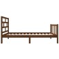 vidaXL Giroletto Miele in Legno Massello di Pino 90x190 cm 3FT Single vidaXL Giroletto Miele in Legno Massello di Pino 90x190 cm 3FT Single