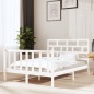 vidaXL Giroletto in Legno Massello 135x190 cm Small Double