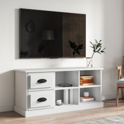 vidaXL Mobile Porta TV Bianco 102x35,5x47,5 cm in Legno Multistrato