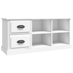 vidaXL Mobile Porta TV Bianco 102x35,5x47,5 cm in Legno Multistrato