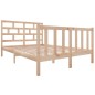 vidaXL Giroletto in Legno Massello di Pino 120x190 cm 4FT Small Double vidaXL Giroletto in Legno Massello di Pino 120x190 cm 4FT Small Double