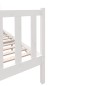 vidaXL Giroletto Bianco in Legno Massello di Pino 140x190 cm vidaXL Giroletto Bianco in Legno Massello di Pino 140x190 cm