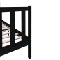 vidaXL Giroletto Nero in Legno Massello di Pino 140x190 cm vidaXL Giroletto Nero in Legno Massello di Pino 140x190 cm