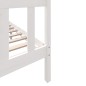 vidaXL Giroletto Bianco in Legno Massello di Pino 120x200 cm vidaXL Giroletto Bianco in Legno Massello di Pino 120x200 cm