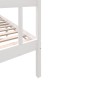 vidaXL Giroletto Bianco in Legno Massello 180x200 cm Super King vidaXL Giroletto Bianco in Legno Massello 180x200 cm Super King