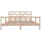 vidaXL Giroletto in Legno Massello di Pino 180x200 cm 6FT Super King vidaXL Giroletto in Legno Massello di Pino 180x200 cm 6FT Super King