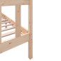 vidaXL Giroletto in Legno Massello di Pino 150x200 cm 5FT King Size vidaXL Giroletto in Legno Massello di Pino 150x200 cm 5FT King Size