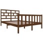 vidaXL Giroletto Miele in Legno Massello Pino 150x200 cm 5FT King Size vidaXL Giroletto Miele in Legno Massello Pino 150x200 cm 5FT King Size