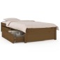 vidaXL Giroletto con Cassetti Miele 100x200 cm vidaXL Giroletto con Cassetti Miele 100x200 cm