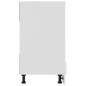 vidaXL Mobile per Forno Bianco Lucido 60x46x81,5 cm Legno Multistrato vidaXL Mobile per Forno Bianco Lucido 60x46x81,5 cm Legno Multistrato