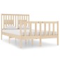 vidaXL Giroletto in Legno Massello 120x190 cm 4FT Small Double vidaXL Giroletto in Legno Massello 120x190 cm 4FT Small Double