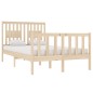 vidaXL Giroletto in Legno Massello 120x190 cm 4FT Small Double vidaXL Giroletto in Legno Massello 120x190 cm 4FT Small Double