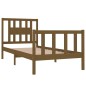 vidaXL Giroletto Miele Legno Massello Pino 75x190cm 2FT6 Small Single