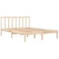 vidaXL Giroletto in Legno Massello di Pino 120x190 cm 4FT Small Double
