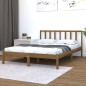 vidaXL Giroletto Miele Legno Massello Pino 120x190 cm 4FT Small Double vidaXL Giroletto Miele Legno Massello Pino 120x190 cm 4FT Small Double