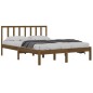 vidaXL Giroletto Miele Legno Massello Pino 120x190 cm 4FT Small Double vidaXL Giroletto Miele Legno Massello Pino 120x190 cm 4FT Small Double