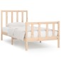 vidaXL Giroletto in Legno Massello 90x190 cm 3FT Single vidaXL Giroletto in Legno Massello 90x190 cm 3FT Single