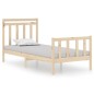 vidaXL Giroletto in Legno Massello 90x190 cm 3FT Single vidaXL Giroletto in Legno Massello 90x190 cm 3FT Single