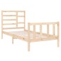 vidaXL Giroletto in Legno Massello 90x190 cm 3FT Single vidaXL Giroletto in Legno Massello 90x190 cm 3FT Single